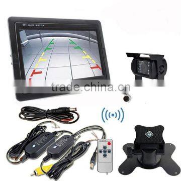 7" TFT LCD Rear View Monitor +12V/24V Car Truck Bus Excavator Rear View Wireless Night Vision Reversing Camera photo-2