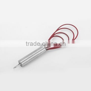 4 wires silicone simple functional whisk with stainless steel handle