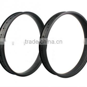 26ER Hookless Carbon Fat Bike Rim 80mm Tubeless Ready Fat Bike Rim