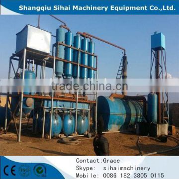 High Vacuum Distillation Oil Recycling Machine Used Engine Oil Recycling Machine