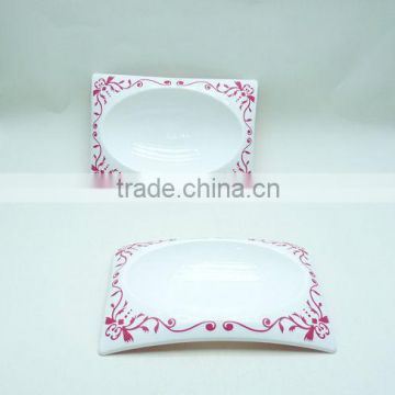 Rectangular Plastic tray/Plastic Dinnerware/Plate/ Dishes/plastic dish drainer tray/comport/Fruit plate/Vegetable Plate/Melamine