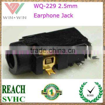 WQ-229 SMT 2.5mm earphone jack