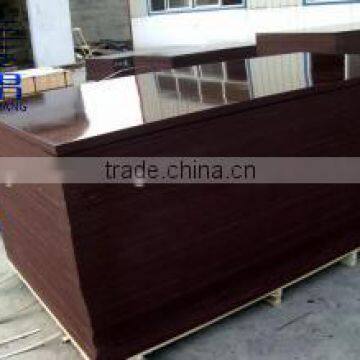 Black and brown waterproof and fireproof film face shuttering plywood