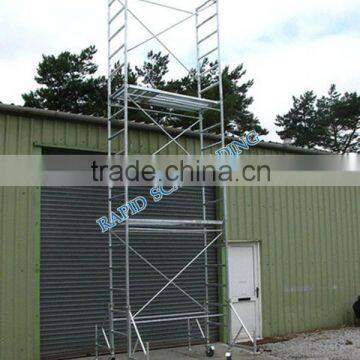 Steel scaffold tower