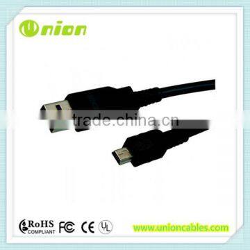 Short USB 2.0 A Male to Mini 5 Pin B Data Cable