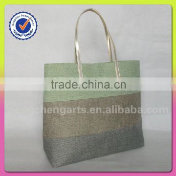 Best selling new product high quality polyester bags with ladies shopping handbags