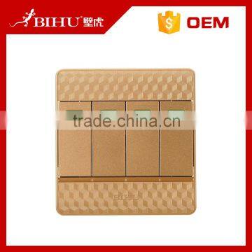 Luxury Electrical Wall Switch 4 Gang Light Intermediate Switch for Home photo-5