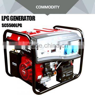 Senci SC5000LPG/NG 7.5HP 3.6kw home use portable Natural gas generator set