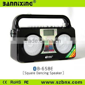 2015 New product B-658 FM radio TF card mini speaker, fm speaker