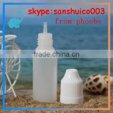 10ml 15ml pe Dropper Bottle for e Liquid pe Bottle Red Child Proof and Tamper Proof Cap