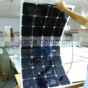 100W mono cell Semi flexible Solar Panel Made-in-China