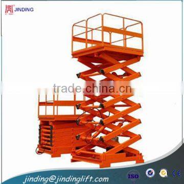 Aerial Work Platform with Hydraulic Scissor Lifts