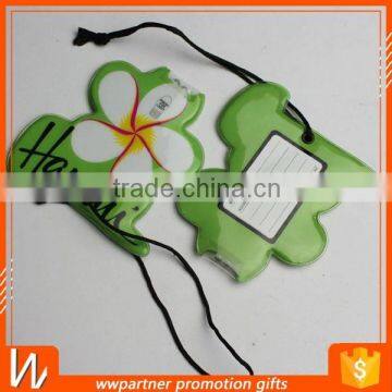 Customized Shape Soft PVC Luggage Tag With LED Light Quality Choice