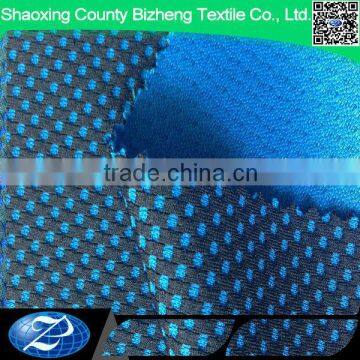 Jacquard 95%p 5%sp yarn dyed thermal knit fabric