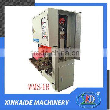 automatic abrasive belt metal plate small deburring machine