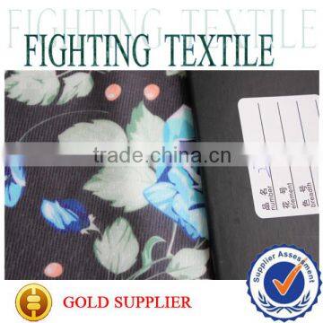 Woven Polyester Flower Design Digital Printing Chiffon Fabric photo-4