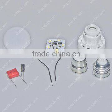 Plastic LED Bulb SKD 5630 SMD Chips PC COVER photo-3