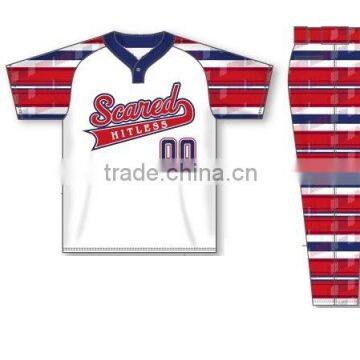 Sublimated Baseball Uniform Jersey & Pants, Customize your Designs, colors, sizes in required quantities