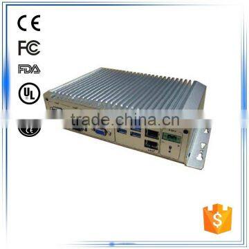 intel core i3 i5 CPU 2*LAN 6*USB 10*COM 2 *Mini PCIE 1*VGA 1*DVI win7 linlux 12V fanless embedded computer mini pc