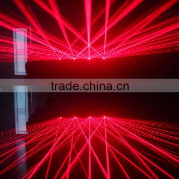 Eight Heads Red & Green 600mW Beams Effect Laser Light
