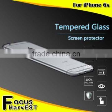 2016 Hot sell tempered glass cost per square foot tempered glass screen protector For iphone 6S