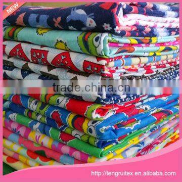 2015 Reactive printed cotton flannel fabric