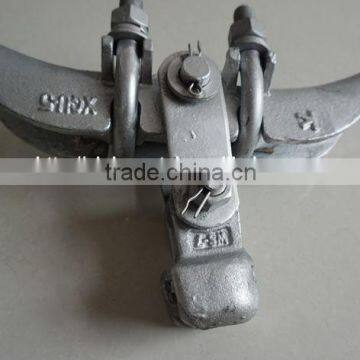 Lowest Price Overhead Power Line Fitting With Socket Clevis Galvanzied Suspension Clamps