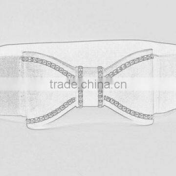 Fashion Lady Belts Hot Sell Elastic Womens Belt With PU Leather Ending photo-6