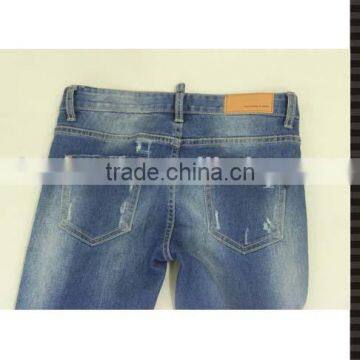 Ladies Jeans Top Design With Multiple Washing Effects photo-5