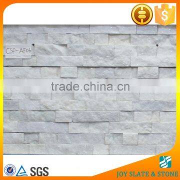 White quatizite culture stone/Natural building materials/stone cladding