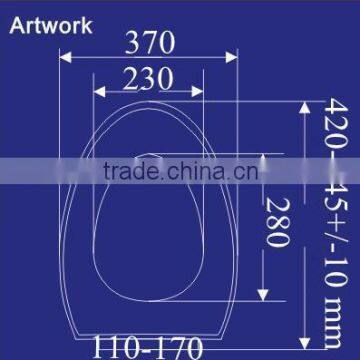 1025 Toilet Seats; 19 Inches Universal Round Toilet Seats photo-3