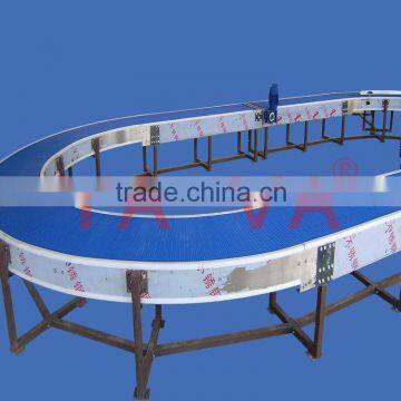 180 Degree Modular Conveyor / Modular Plastic Conveyor Belt Line photo-2