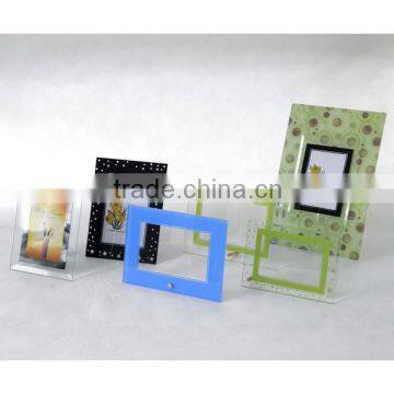 Beautiful love tempered Glass photo frame