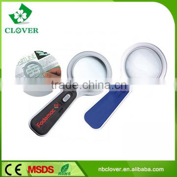 Plastic with led light large magnifying glass wholesale