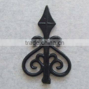 2012 new wrought iron art spearhead