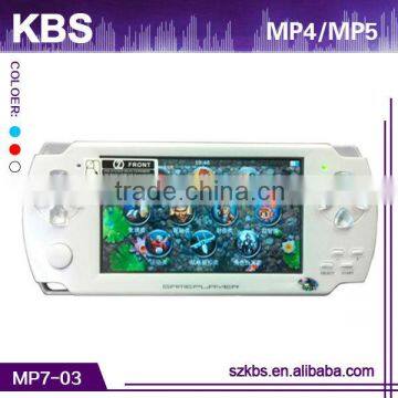 Newest style games for mp7 players with game,camera,and FM Radio