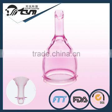 OEM medical exhaust valve silicone menstrual cup manufacturer