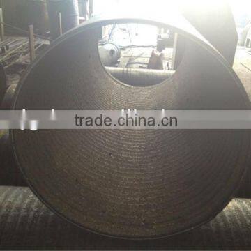 Chromium carbide abrasion resistance pipe welding