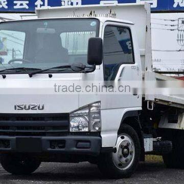 USED TRUCKS - ISUZU ELF TRUCK BUILD-UP FULL FLATLOW DUMP (RHD 821063)