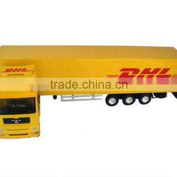 1-50 scale metal DHL truck toy