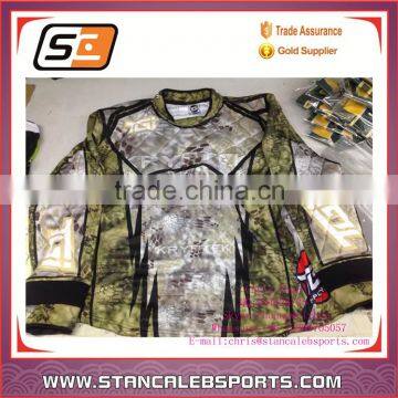 Stan Caleb shooting paintball equipment customized jerseys