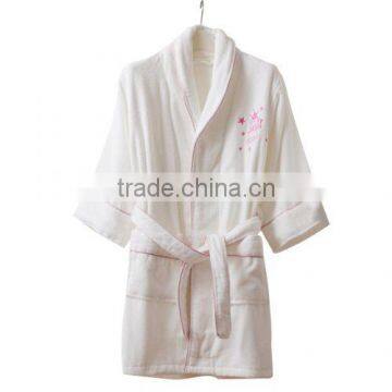 Velour Bathrobe Children Kids Robe Hotel Home Bathrobe