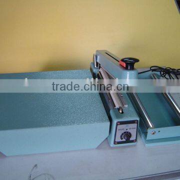plastic bag hand sealing machine with cutter with pallet with tray