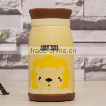 Wholesale 350ml Thermos Vacuum Mug/2016 Doulb Cover Silk Print Sports Travel Bottle/stainless Steel Water Bottle photo-3