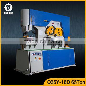 High Quality Combined Hydraulic Ironworker With Double Cylinder photo-2