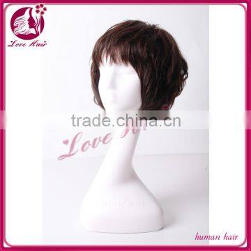 Top grade 100% human hair whosale price full lace jewish wig and stores sell wigs