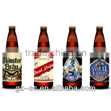 Custom made beer Bottle Sticker SCBS-008