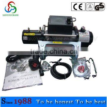 Trailer Winch for Hoist Electric Winch 3000lbs Electric Winch
