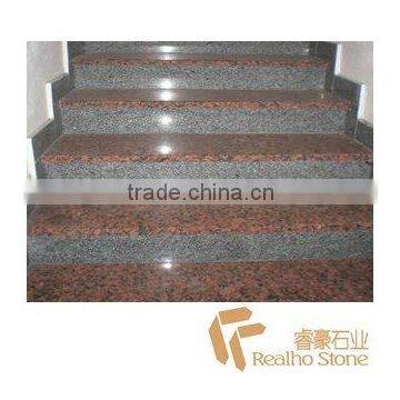 Chinese Red Granite Stairs Tiles