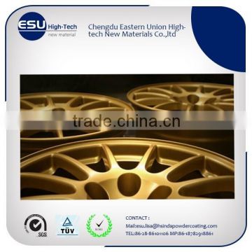 gold wheel powder coating automobile paint